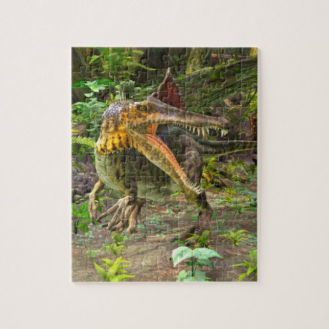 Quebra-cabeça Dinossauro Espinossauro (Vertical)
