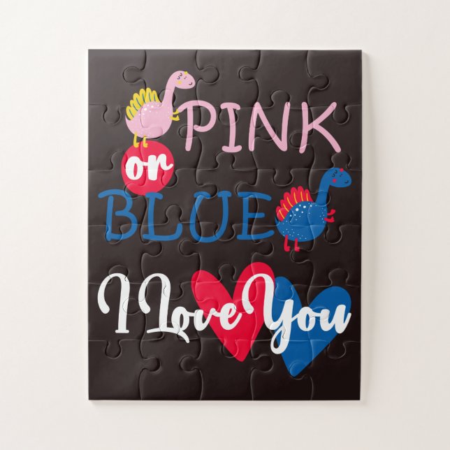 Quebra-cabeça Dinossauro Guardião da Revolução do Bebê do Gênero (Vertical)