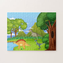 Dinossauros Na Floresta Pré-Histórica Diversão De 