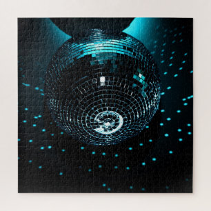 Quebra-cabeça Disco Ball Glare, fundo do Nightclub.