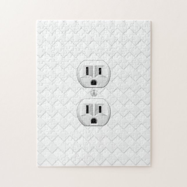 Quebra-cabeça Disjunção de tomada elétrica Personaliza isso (Vertical)