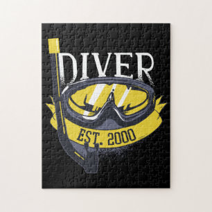 Quebra-cabeça Diver Life Scuba Merging