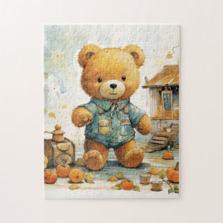 Quebra-cabeça Diversão Educacional Conhece Urso de Teddy Magic S