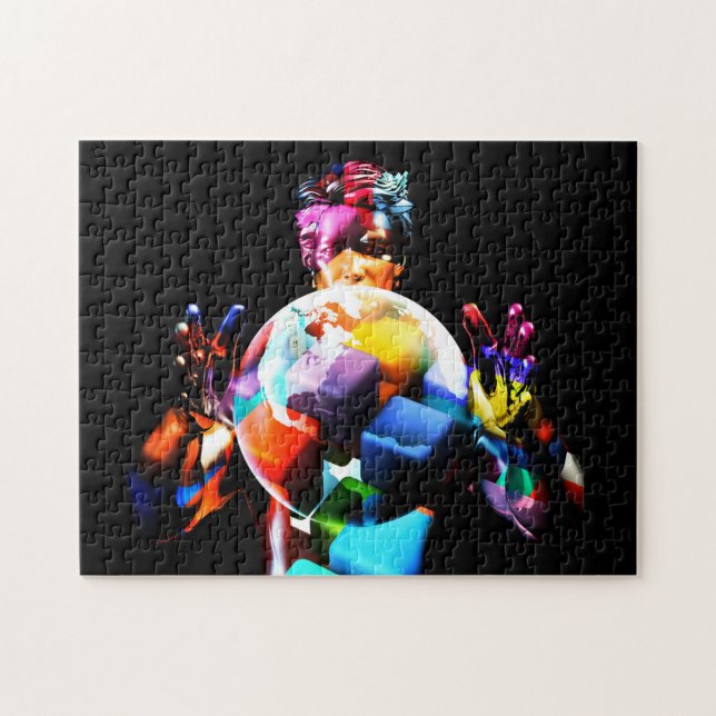 Quebra-cabeça Diversidade cultural na mão-de-obra e no aluguer (Horizontal)