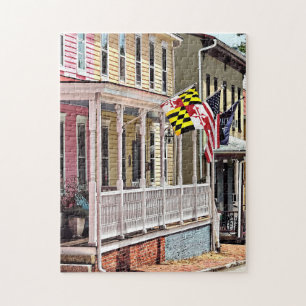 Quebra-cabeça DM de Annapolis - Bandeiras ao longo da rua do