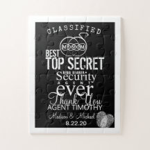 Quebra-cabeça do Agente Secreto do Bearer do Anel