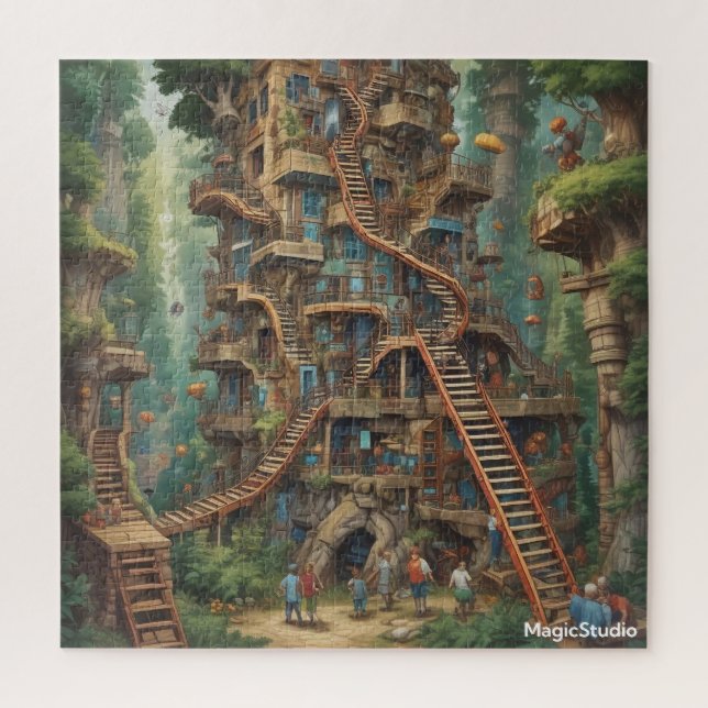 QUEBRA-CABEÇA do AI Ultimate Tree House (Vertical)