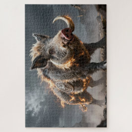 Quebra-cabeça do Animal Espiritual Celta Javali