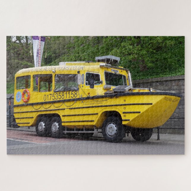 Quebra-cabeça do Barco de Ônibus (Horizontal)