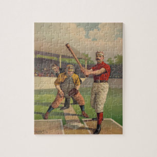 Quebra-cabeça do basebol do vintage