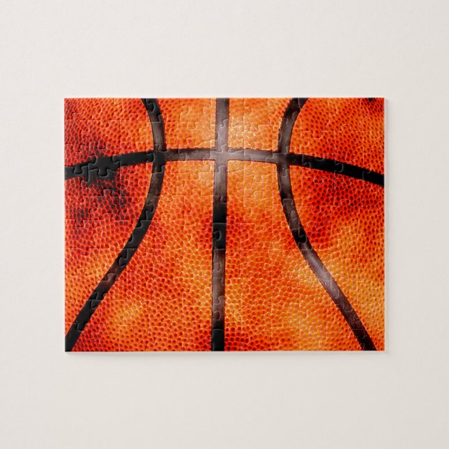 Quebra-cabeça Do basquetebol estilo do Grunge o dia inteiro (Horizontal)