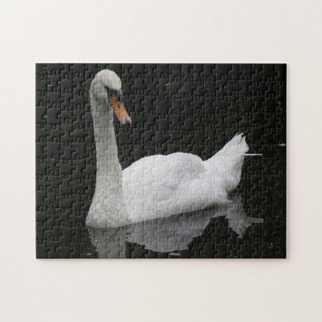 Quebra-cabeça do Belo Cisne Branco (Horizontal)