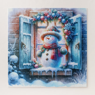 Quebra-cabeça do Boneco de Neve de Natal