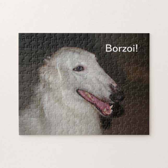 Quebra-cabeça do Borzoi (Horizontal)