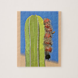Quebra-cabeça do cacto do Saguaro dos desenhos