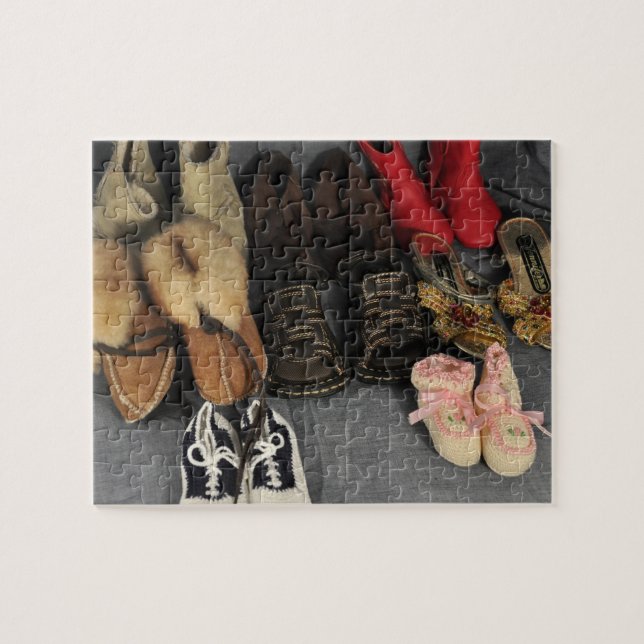 Quebra-cabeça do calçado (Horizontal)