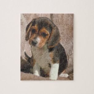 Quebra-cabeça do cão de filhote de cachorro do