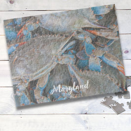 Quebra-cabeça do caranguejo de Maryland personaliz