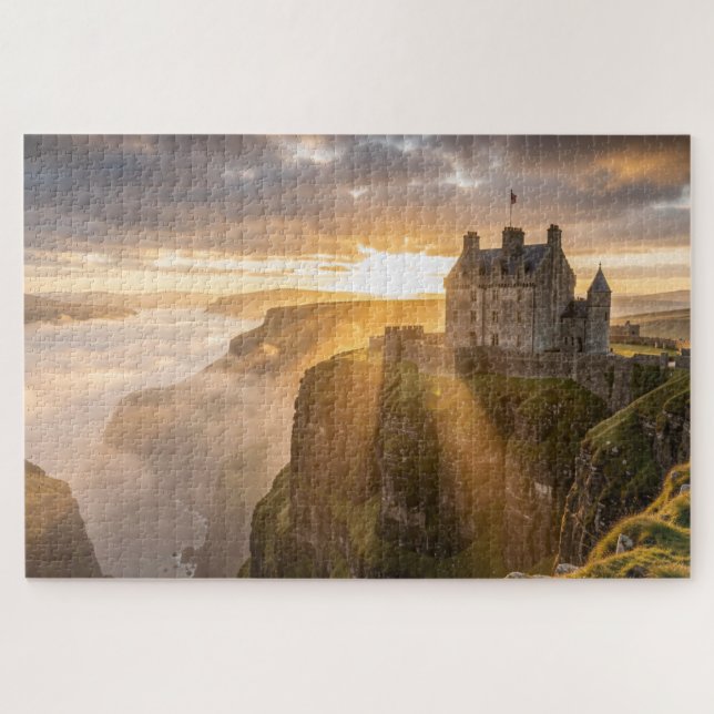 Quebra-cabeça do Castelo Escocês (Horizontal)
