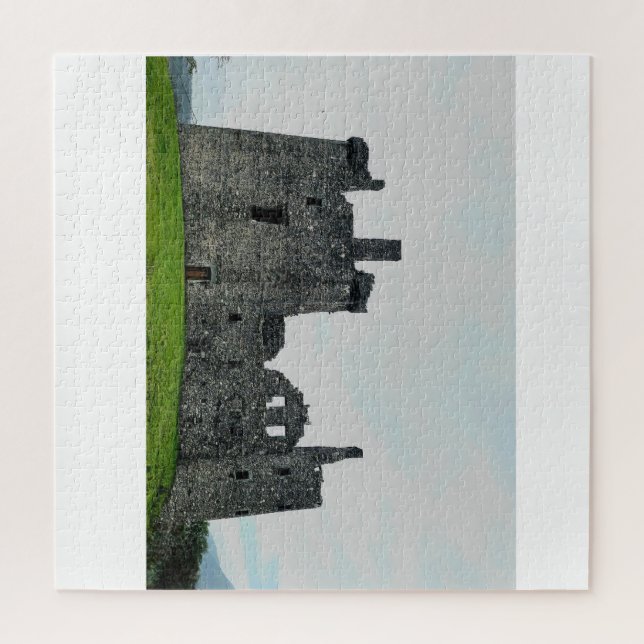 Quebra-cabeça do Castelo Kilchurn da Escócia (Vertical)