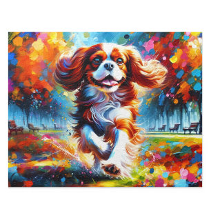 Quebra-cabeça do Cavalier King Charles Spaniel: Bl