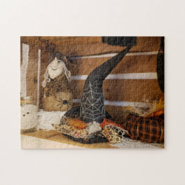 Quebra-cabeça do Chapéu de Bruxas Astuta, 28cm x 3