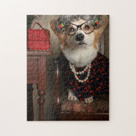 Quebra-cabeça do corgi da tia Gussy