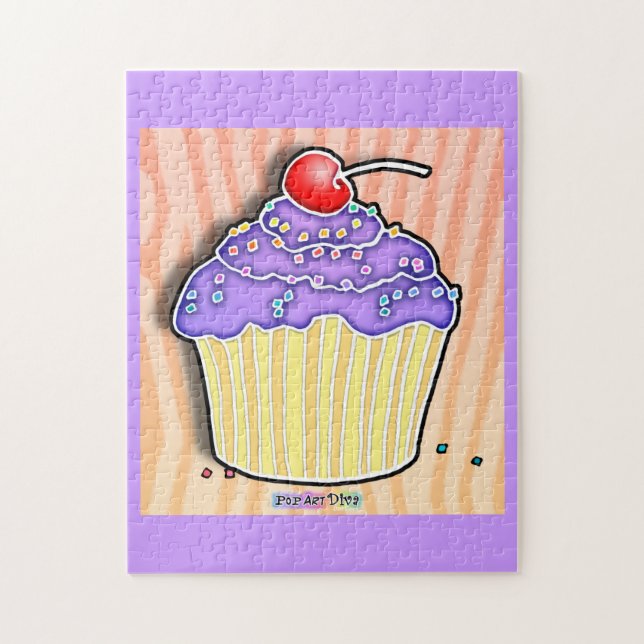 Quebra-cabeça do Cupcake do Fosco (Vertical)