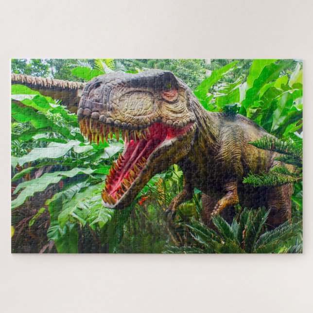 Quebra-cabeça do Dinossauro do Zoológico de Singap (Horizontal)