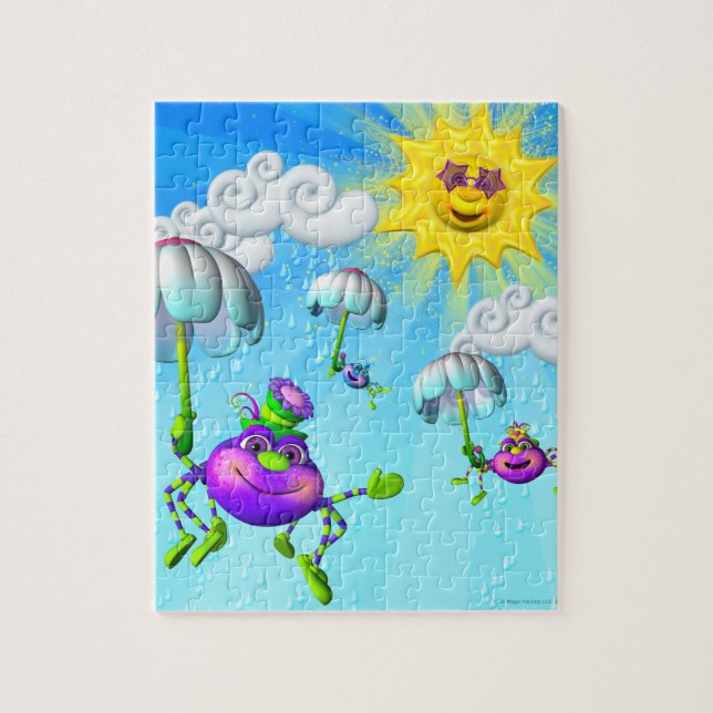 Quebra-cabeça do divertimento da aranha de Itsy (Vertical)