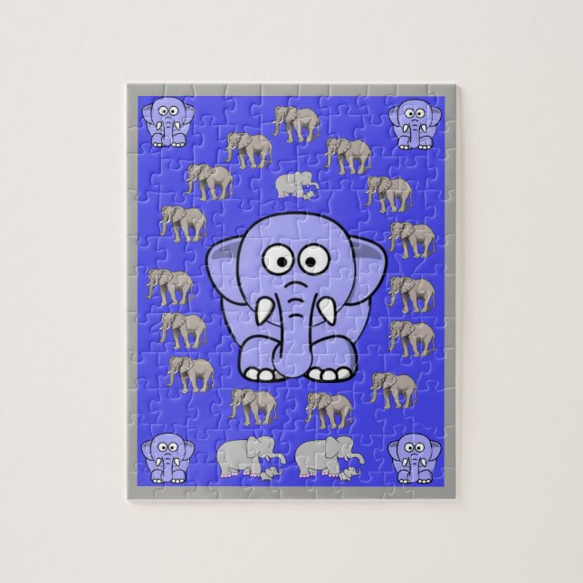 Quebra-cabeça do Elefante Jigsee (Vertical)