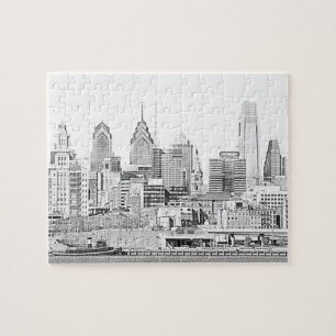 Quebra-cabeça do esboço de Philly