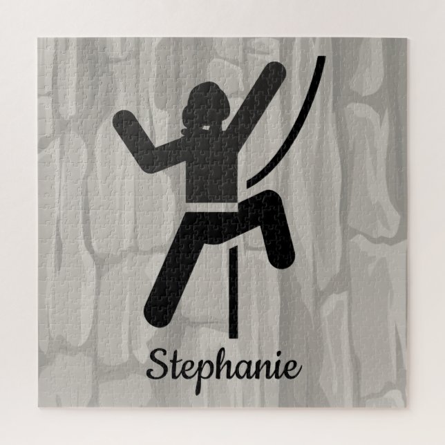 Quebra-cabeça do Escalador de Rock Female (Vertical)