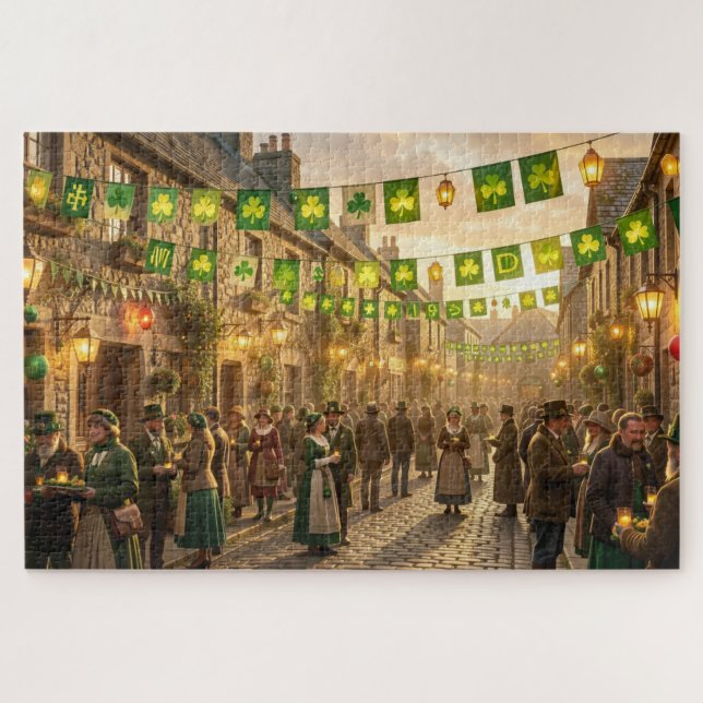 Quebra-cabeça do Festival da Aldeia Celta (Horizontal)
