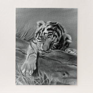 Quebra-cabeça do filhote de tigre