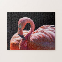 Quebra-cabeça do flamingo