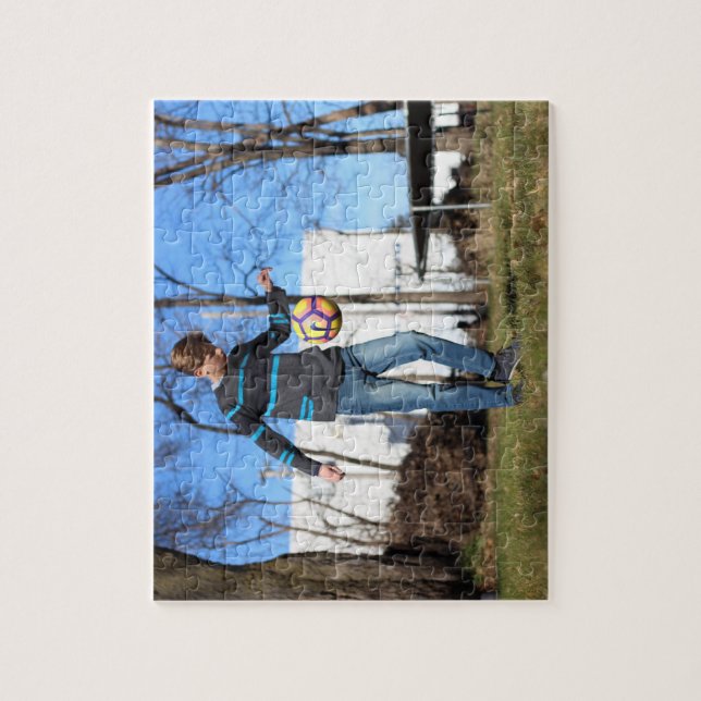 Quebra-cabeça do futebol de MC, 8" x 10", 110 (Vertical)