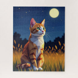 Quebra-cabeça do gato de IA