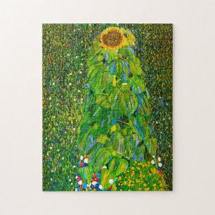 Quebra-cabeça do girassol de Gustavo Klimt