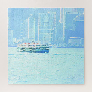 quebra-cabeça do horizonte de Hong Kong