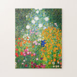 Quebra-cabeça do jardim de Gustavo Klimt<br><div class="desc">Quebra-cabeça do jardim de Gustavo Klimt. Pintura a óleo em canvas desde 1907. Terminado durante sua fase dourada, o jardim é uma das pinturas de paisagem as mais famosas de Klimt. A explosão de cores do verão adiante neste trabalho com uma mistura bonita de flores alaranjadas, vermelhas, roxas, azuis, cor-de-rosa...</div>