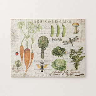 quebra-cabeça do Jardim Vegetal Francês Moderno