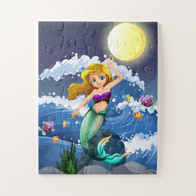 Quebra-cabeça do Jogo da Sereia (Vertical)