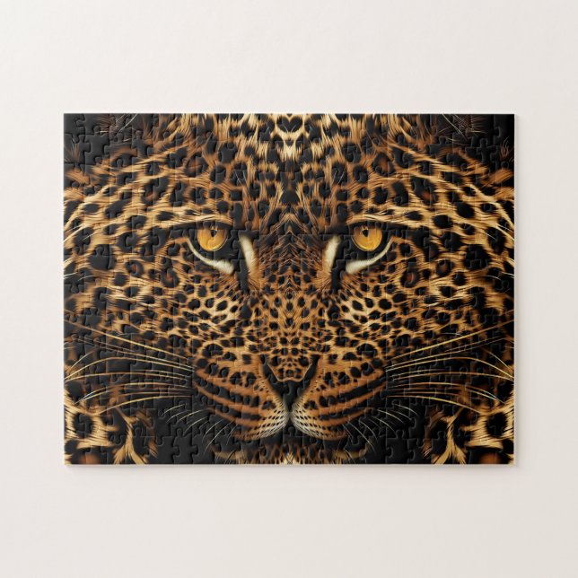 Quebra-cabeça do Jogo Leopardo (Horizontal)