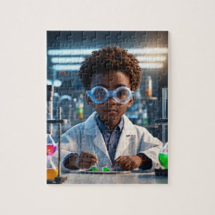 Quebra-cabeça do Jovem Cientista Brilhante