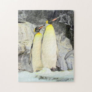Quebra-cabeça do King Penguins