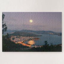 Quebra-cabeça do Lago Moon Kastoria Grécia