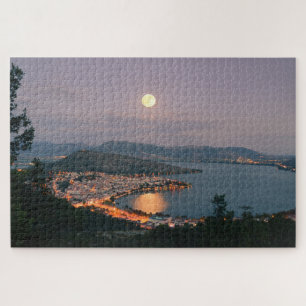 Quebra-cabeça do Lago Moon Kastoria Grécia