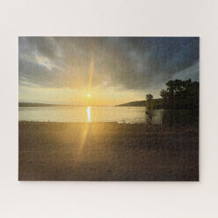 QUEBRA-CABEÇA DO LAKES FINGER CAYUGA LAKE JIGSAW