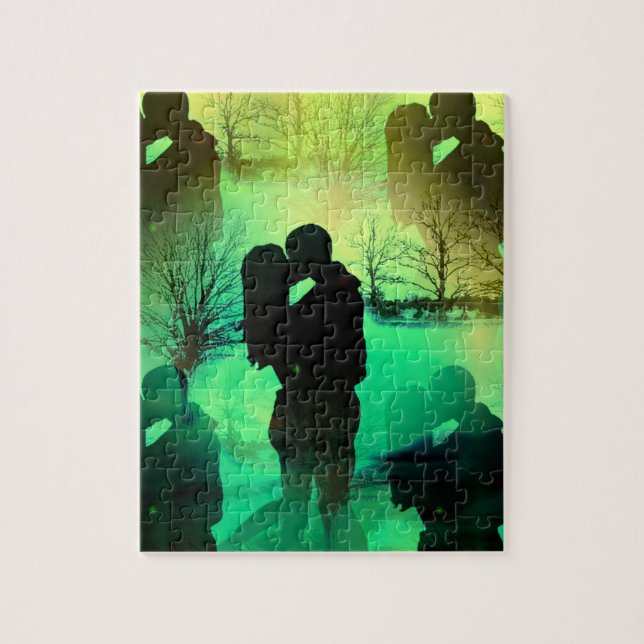 Quebra-cabeça do linguagem corporal (Vertical)